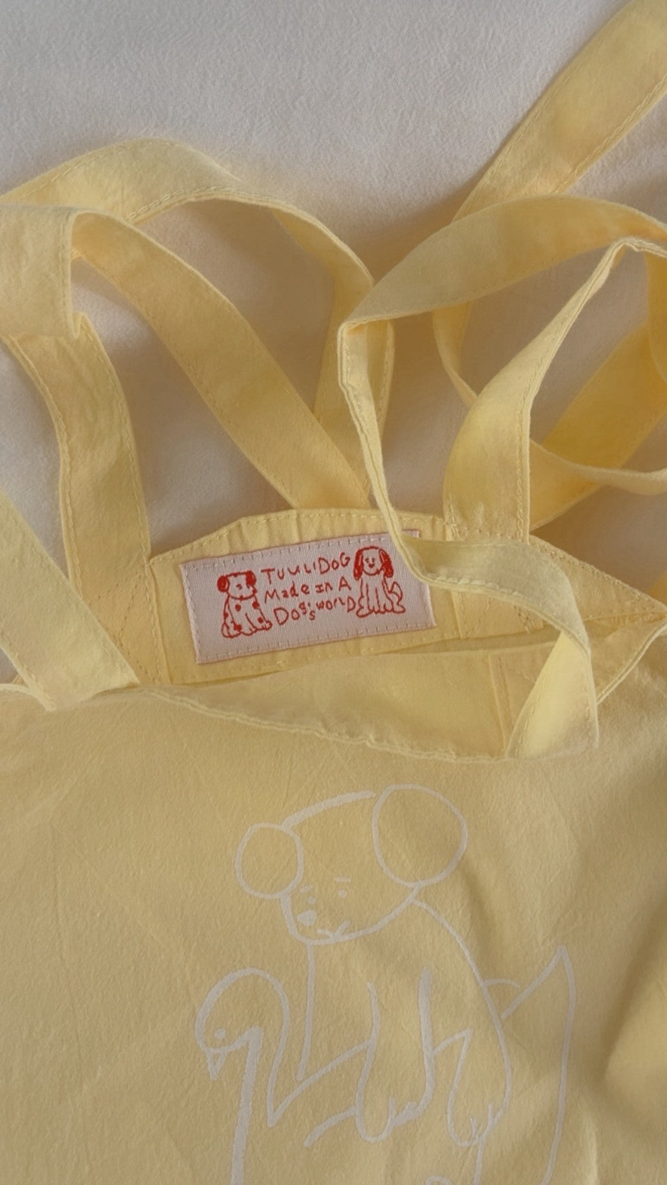 いぬまるトート(yellow)