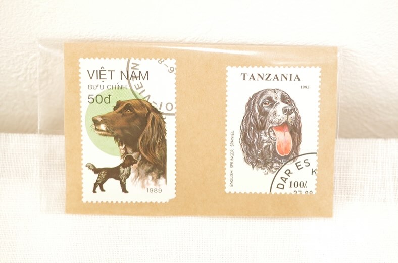 幸せを届けてくれるいぬさんstamp