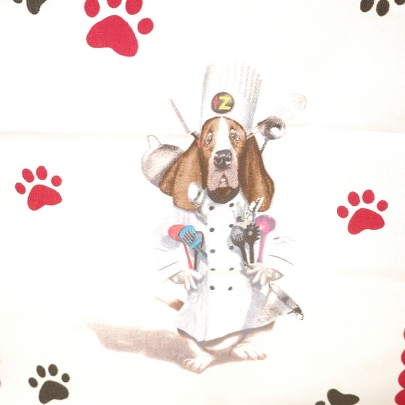 グルメ犬さんキッチンタオル(3枚入り)