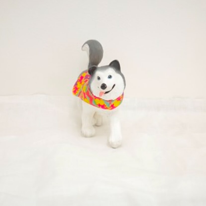 Sindy人形の犬ぞりわんちゃん