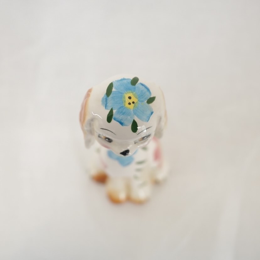 お花と犬さん