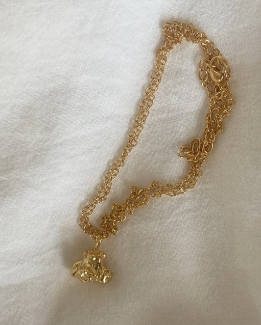 24K gold-plated necklace / ｢ Cléa .N｣